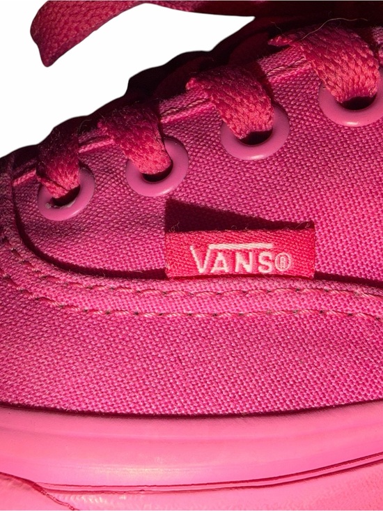 Vans Shoes - Vans Pink Low-Top Canvas Sneaker